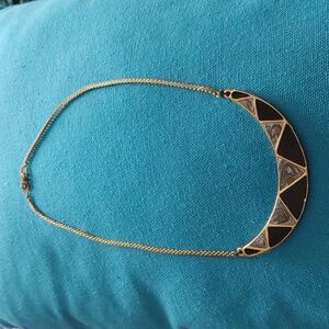 💚Boho Enamel Art Deco Choker S- Link Necklace